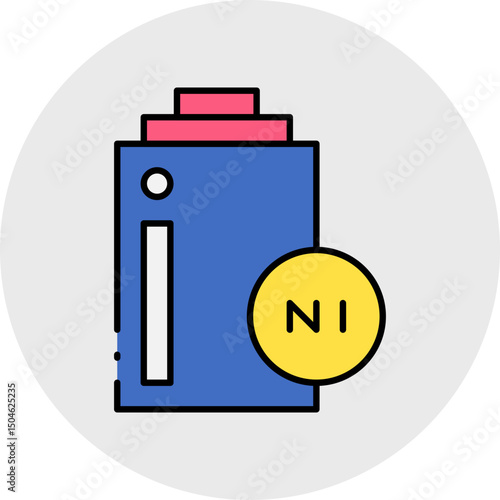 Vape liquids single vector icon illustration