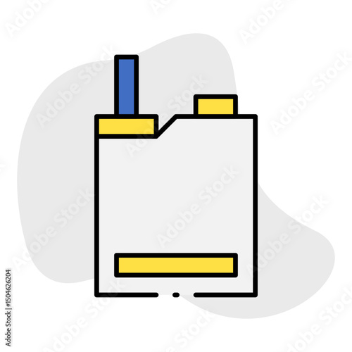 Vape single icon vector illustration
