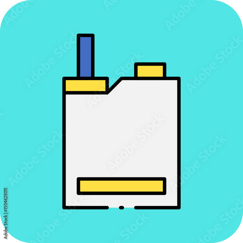 Vape single icon vector illustration