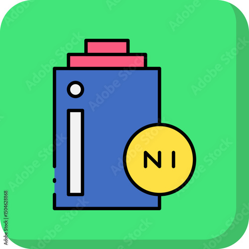 Vape liquids single vector icon illustration