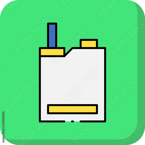 Vape single icon vector illustration