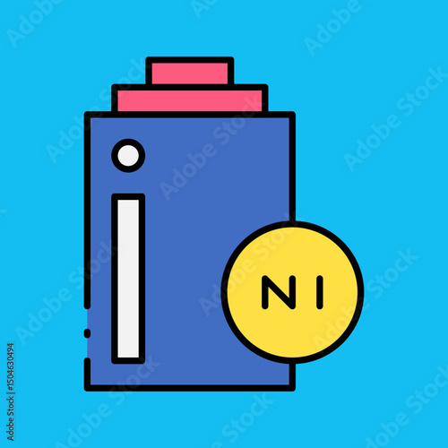 Vape liquids single vector icon illustration