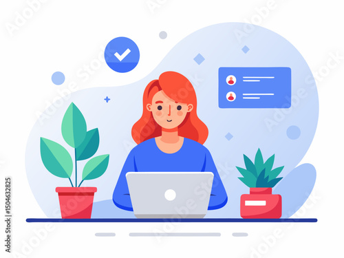 Clean flat style login page with username password fields and friendly welcoming message