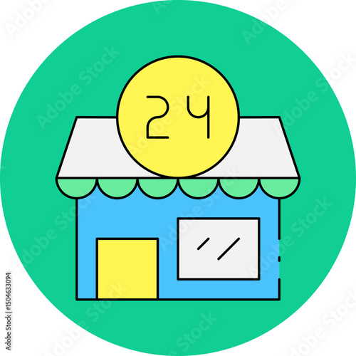 Shops single icon vector illustration