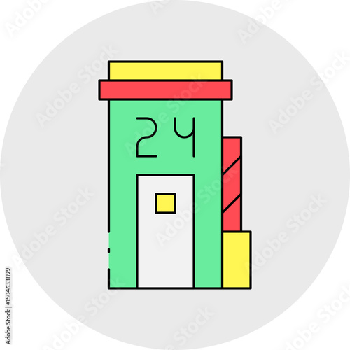 Barrier single icon vector illustration