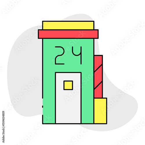 Barrier single icon vector illustration
