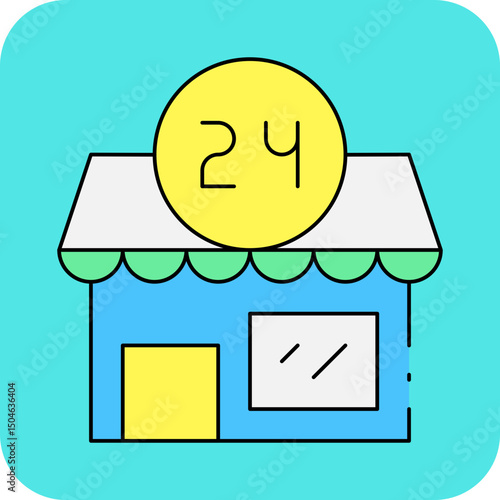 Shops single icon vector illustration