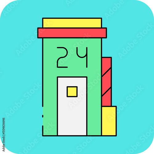 Barrier single icon vector illustration