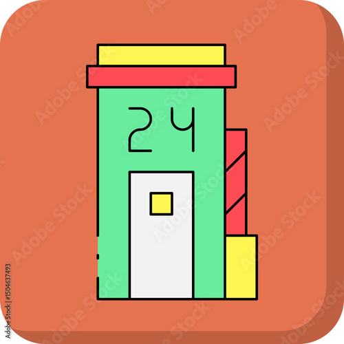 Barrier single icon vector illustration