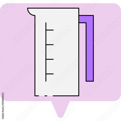 Jug single icon vector illustration