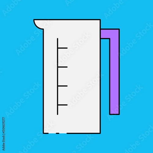 Jug single icon vector illustration