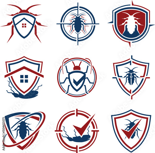 Pest Control Logos and Badges
