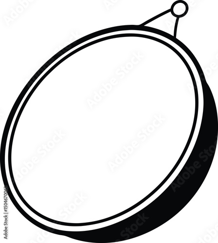 hang drum on white background