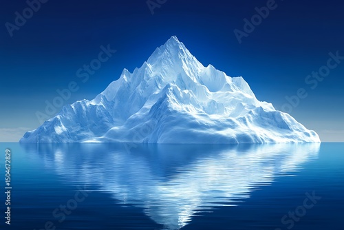 Wallpaper Mural Majestic Iceberg A Stunning Reflection of Nature's Power Torontodigital.ca