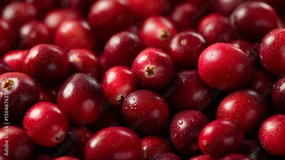 Cranberry featured in supermarket fruit stand Cranberry featured in supermarket fruit stand