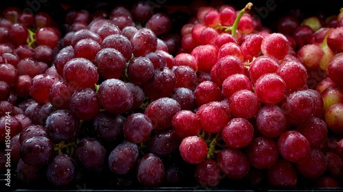 Wallpaper Mural Fresh grapes displayed on supermarket fruit stand Torontodigital.ca