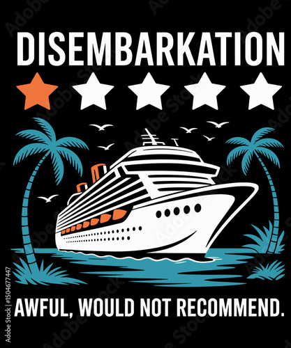 Disembarkation Awful Would Not Recommend Funny Cruise Ship