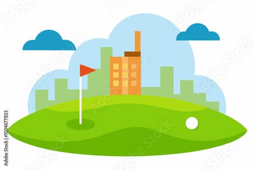 green city landscape