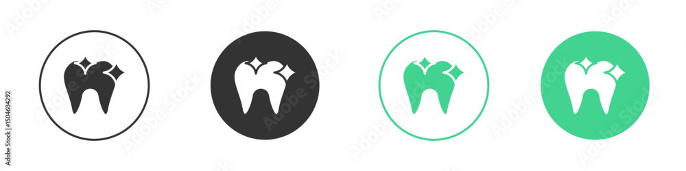 clean tooth icon Minimal Flat Line Vector Icon Set. clean tooth icon Minimal Flat Line Vector Icon Set.