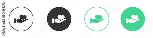 Selfcare icon Minimal Flat Line Vector Icon Set.