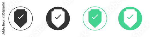 Safe icon Minimal Flat Line Vector Icon Set.