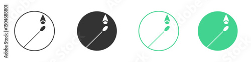 Matches icon Minimal Flat Line Vector Icon Set.