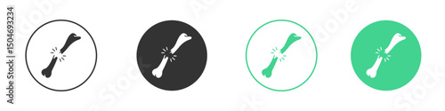 Bong icon Minimal Flat Line Vector Icon Set.