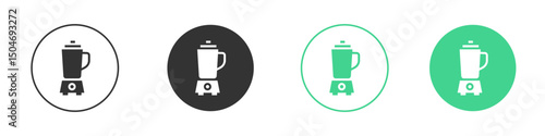 Blender icon Minimal Flat Line Vector Icon Set.