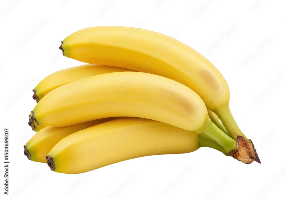 Bunch of bananas isolated on transparent background Bunch of bananas isolated on transparent background