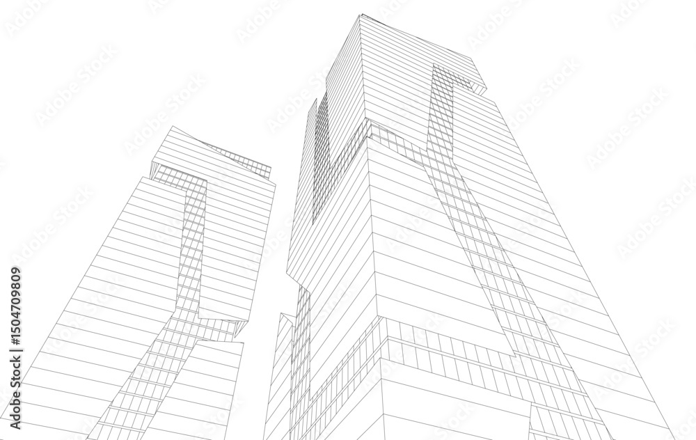 Fototapeta premium modern office buildings