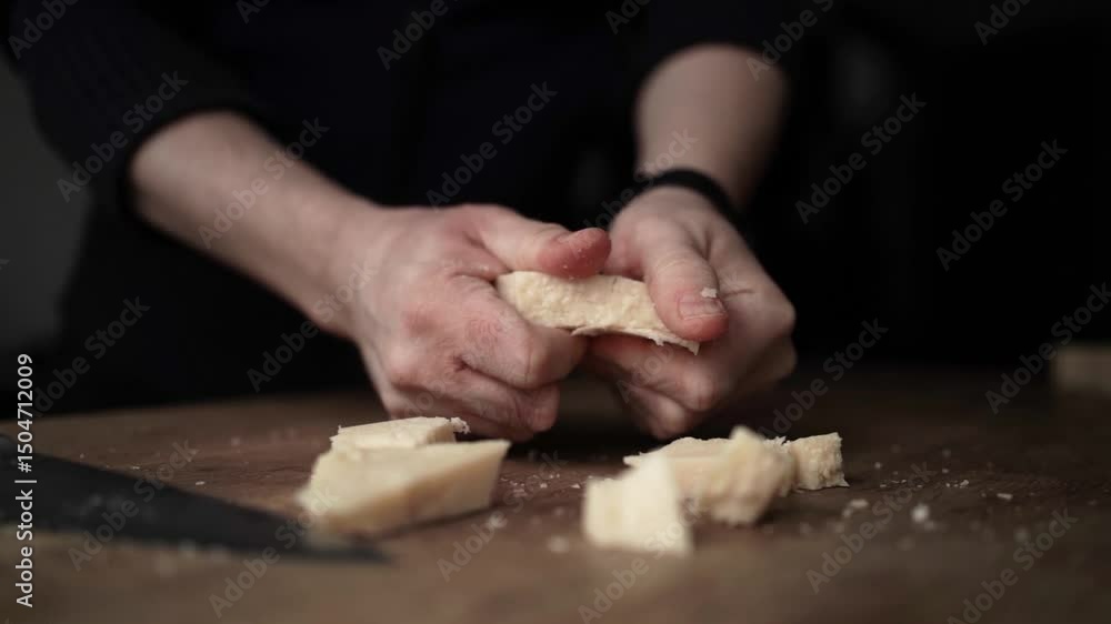 Grana Padano Slicing and Grating — Italian Cheese Preparation and Serving Grana Padano Slicing and Grating — Italian Cheese Preparation and Serving