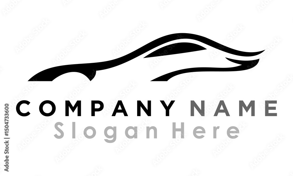 Obraz premium sportcar vector logo design