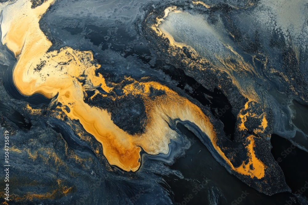 Naklejka premium Abstract Fluid Art