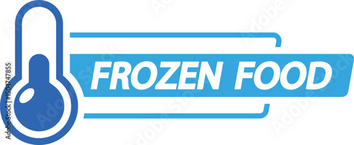 Frozen food badge for package