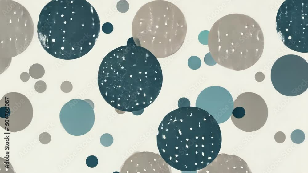 Abstract circles pattern in muted tones Abstract circles pattern in muted tones