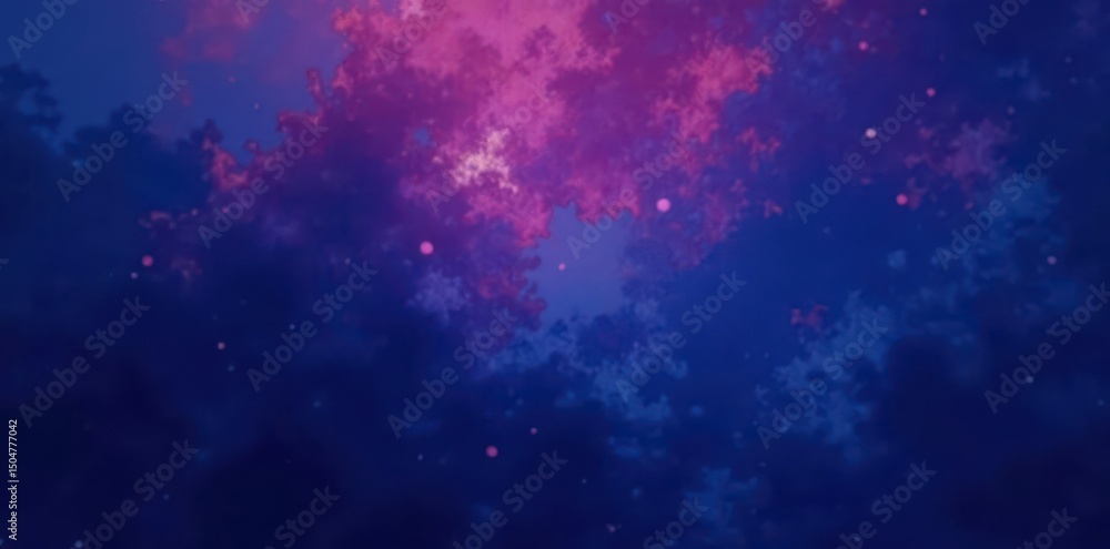 Naklejka premium Deep indigo gradient noise texture, subtly blurred , deep, wallpaper