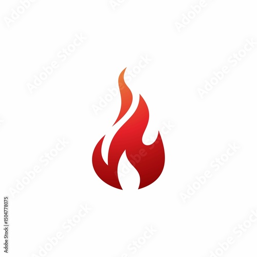 fire vector illustration Simple, elegant vector