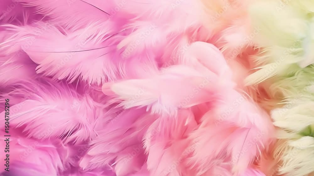 Background from colored feather Background from colored feather