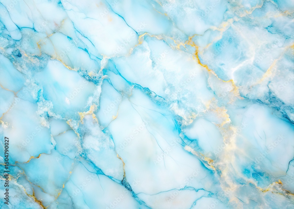 Obraz premium Long Exposure Light Blue Marble Vintage Abstract Background