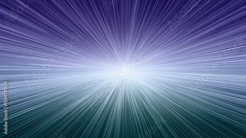 Abstract radial lines in shades of blue and gray.