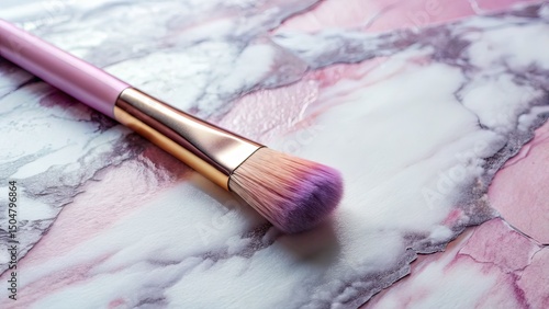 Pink Lavender Brow Brush on Marble, Urban Concrete
