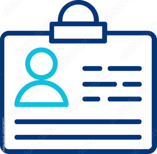 travel itinerary list vector icon. Travel itinerary document