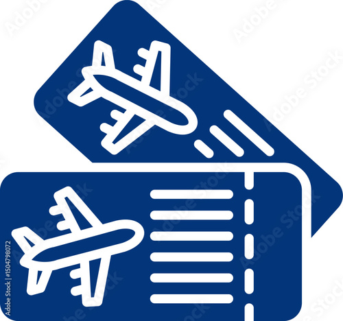 Air ticket. Airplane tickets. Boarding pass tickets template. Plane tickets vector pictogram. Airline boarding pass template. Air ticket icon. Vector illustration
