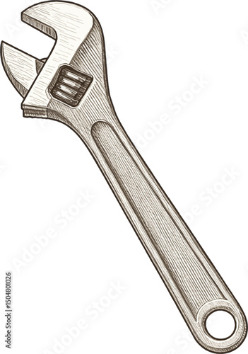 Adjustable Spanner – Hand Tool for Bolt and Nut Grip