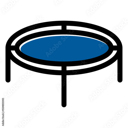 trampoline vector icon