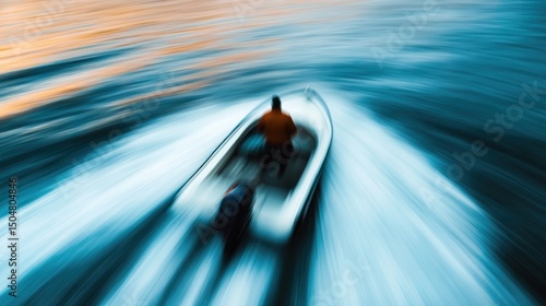 Fast boat on the water
