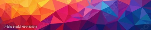 Interlocking geometric shapes, kaleidoscopic rainbow blend, stylish, blend