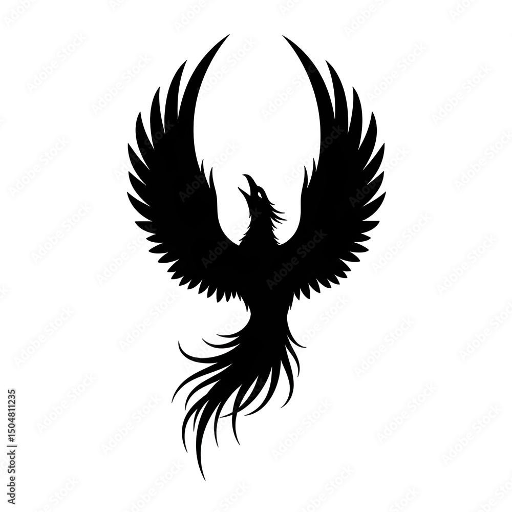 Fototapeta premium eagle tattoo vector