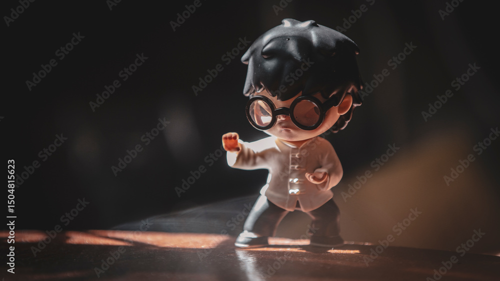 Fototapeta premium May 16 , 2025 - Mini Figure POPMART x Hirono x Clot Series - Chiang Mai , Thailand