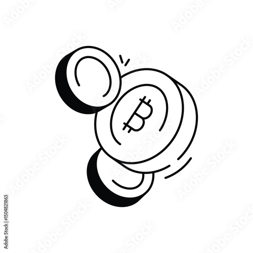 Cryptocurrency Icon vector